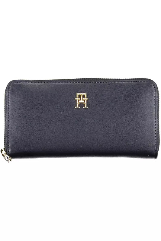 Tommy Hilfiger Blue Polyethylene Women Wallet