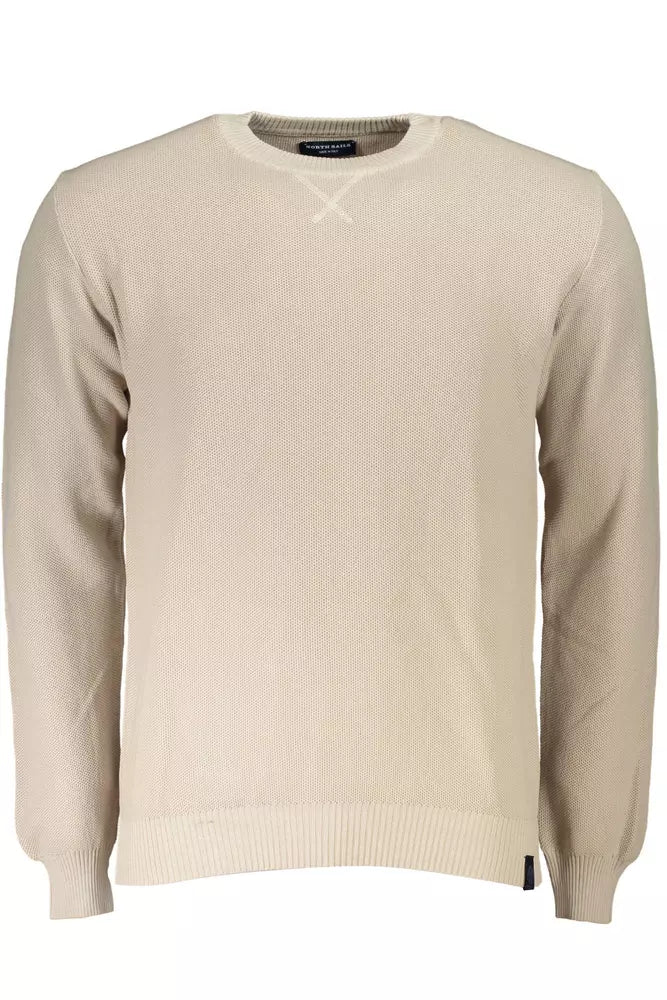 North Sails Beige Cotton Men Sweater