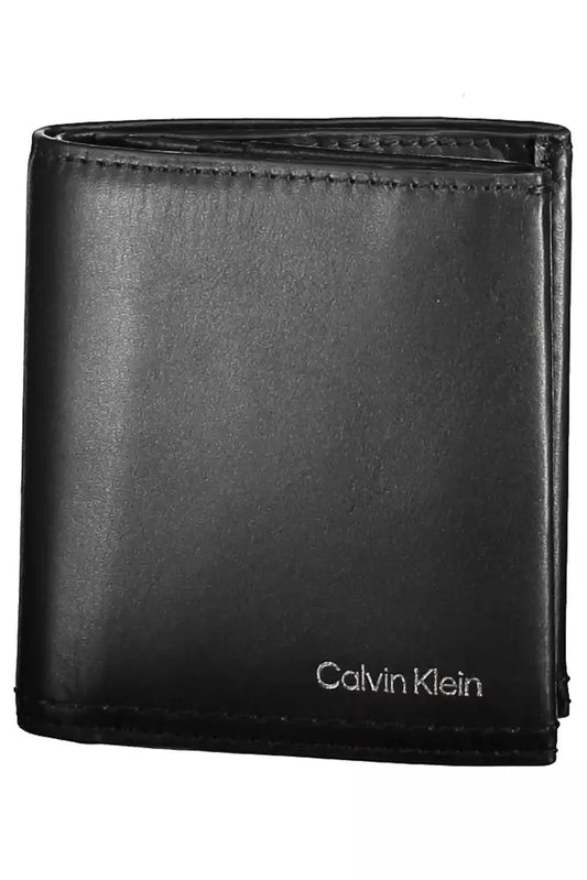 Calvin Klein Black Leather Men Wallet