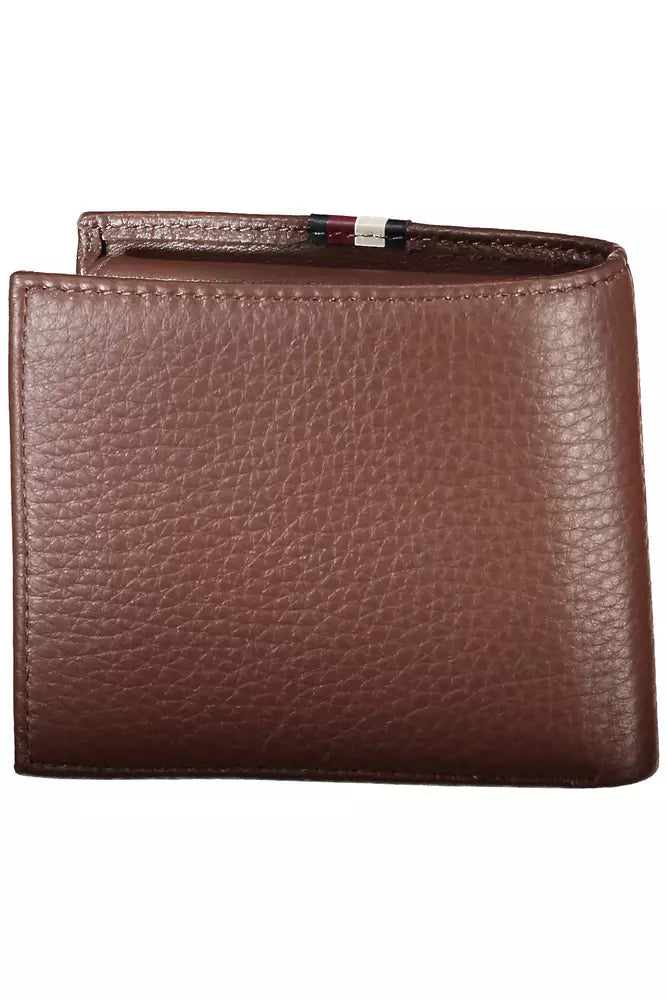 Tommy Hilfiger Brown Leather Men Wallet