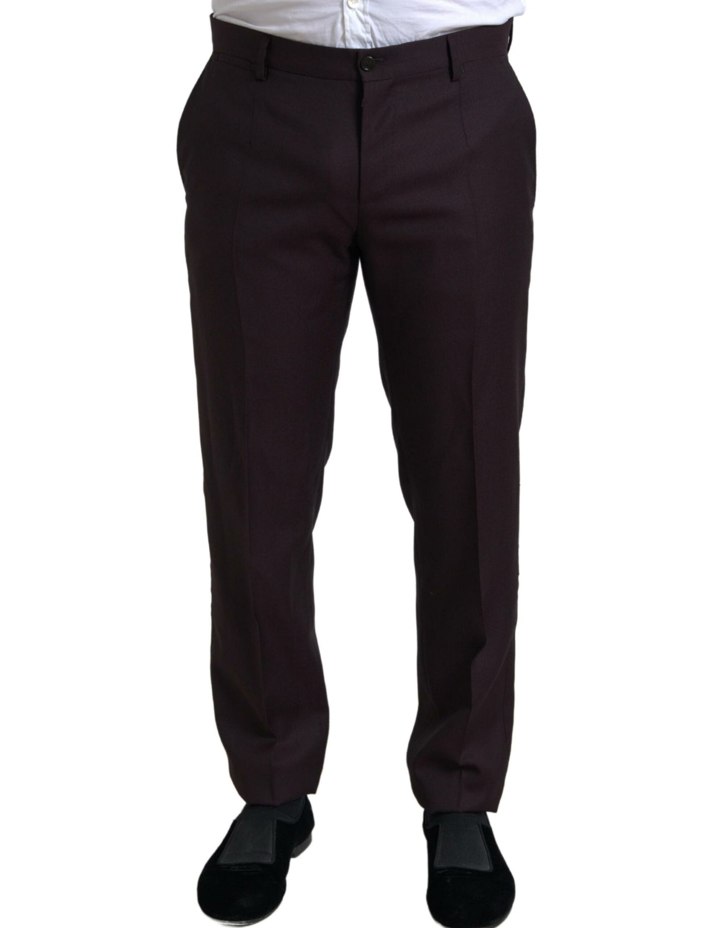 Dolce & Gabbana Maroon Martini Slim Fit 2-Piece Suit