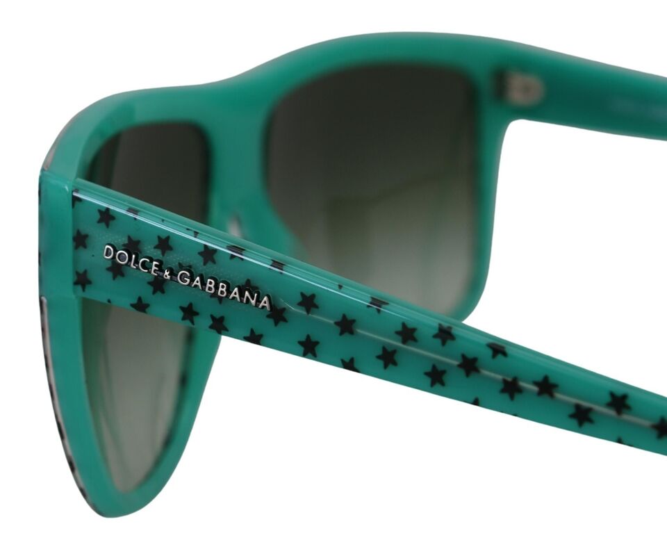 Dolce & Gabbana Chic Square Sunglasses with Star Pattern