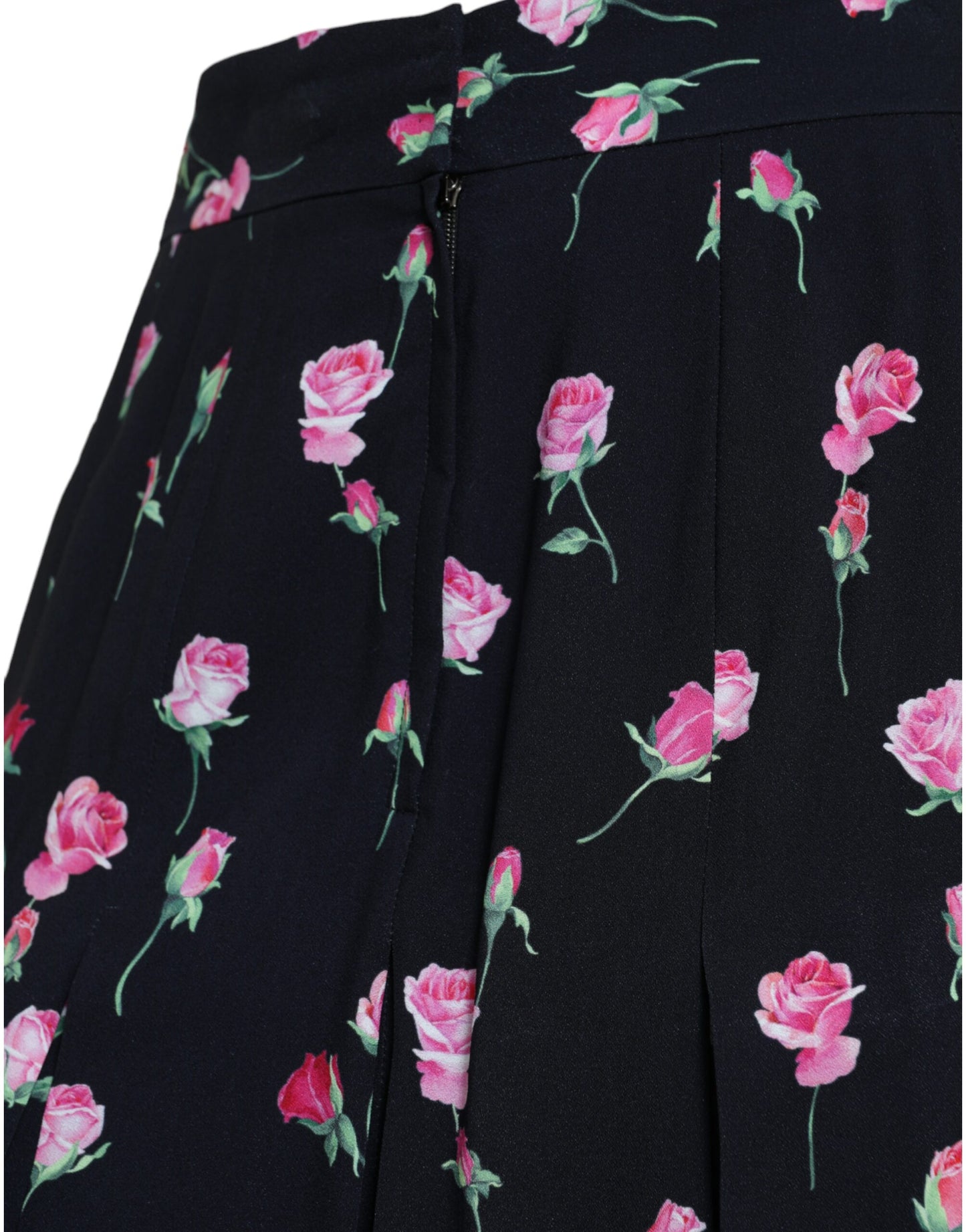 Dolce & Gabbana Elegant Floral A-Line Knee-Length Skirt