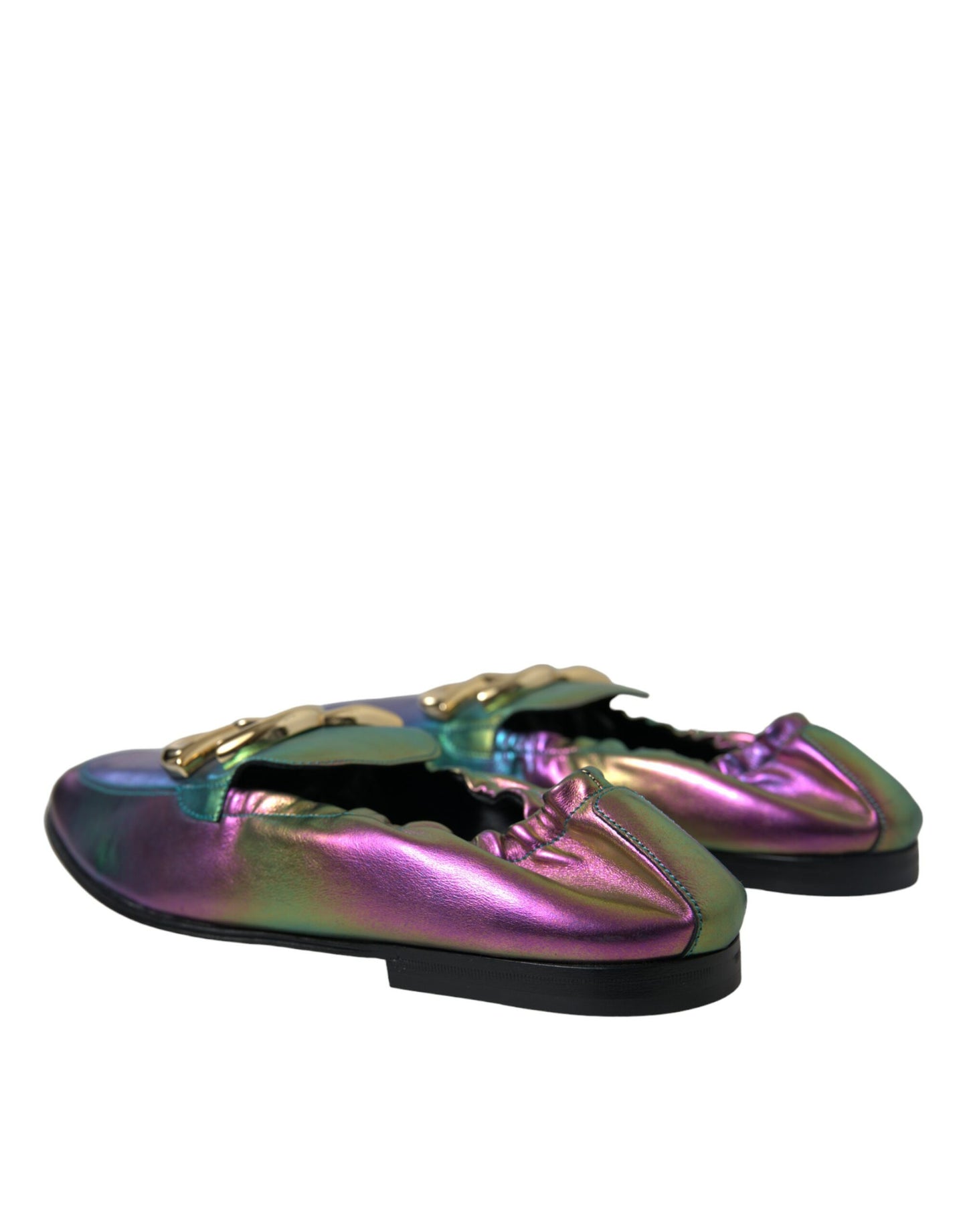 Dolce & Gabbana Elegant Iridescent Loafers for Gents