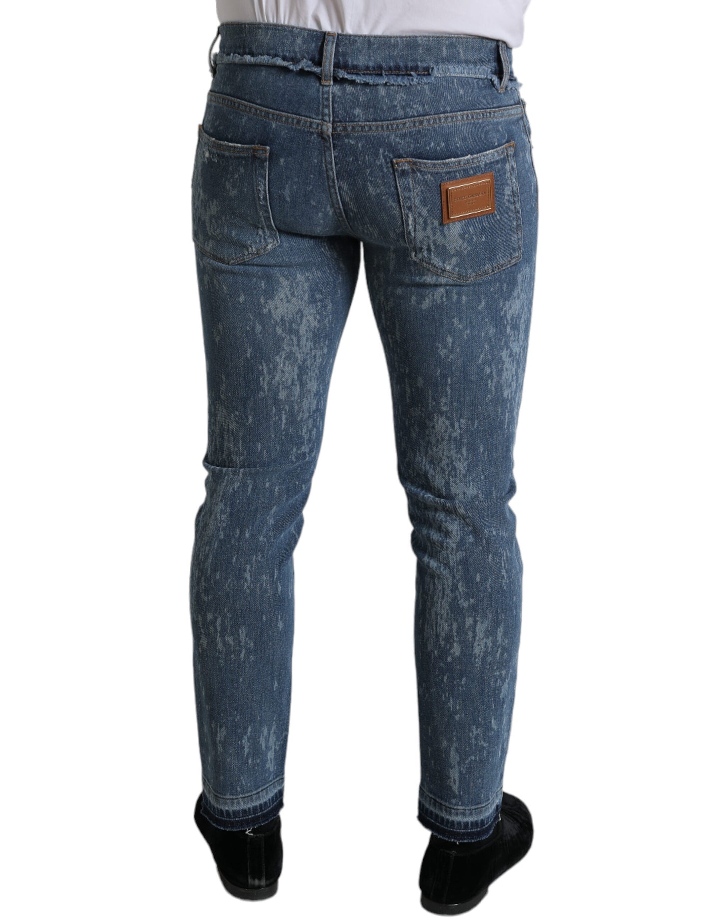 Dolce & Gabbana Chic Blue Skinny Stretch Denim Jeans