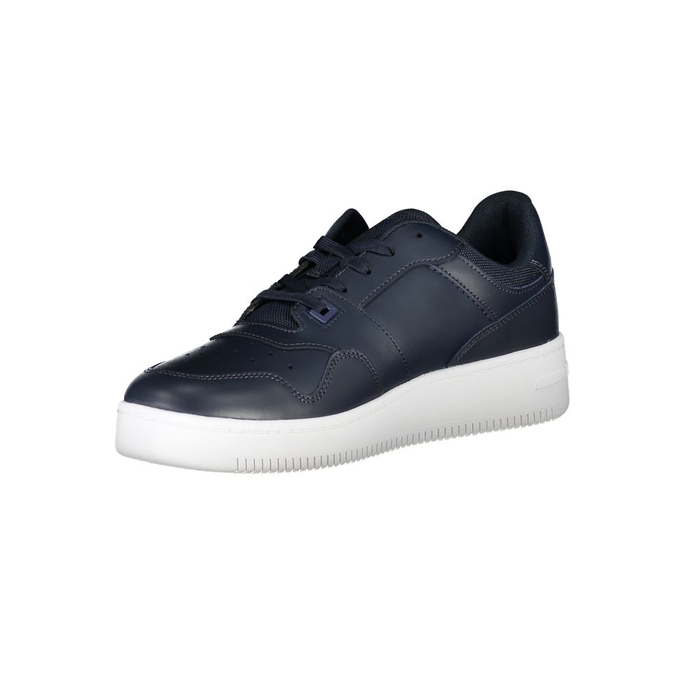 Tommy Hilfiger Blue Contrast Sneakers with Logo Detail