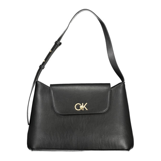 Calvin Klein Black Polyester Handbag