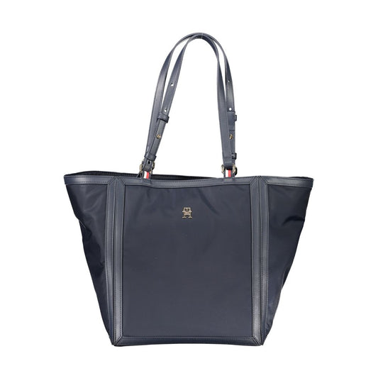 Tommy Hilfiger Blue Polyester Handbag