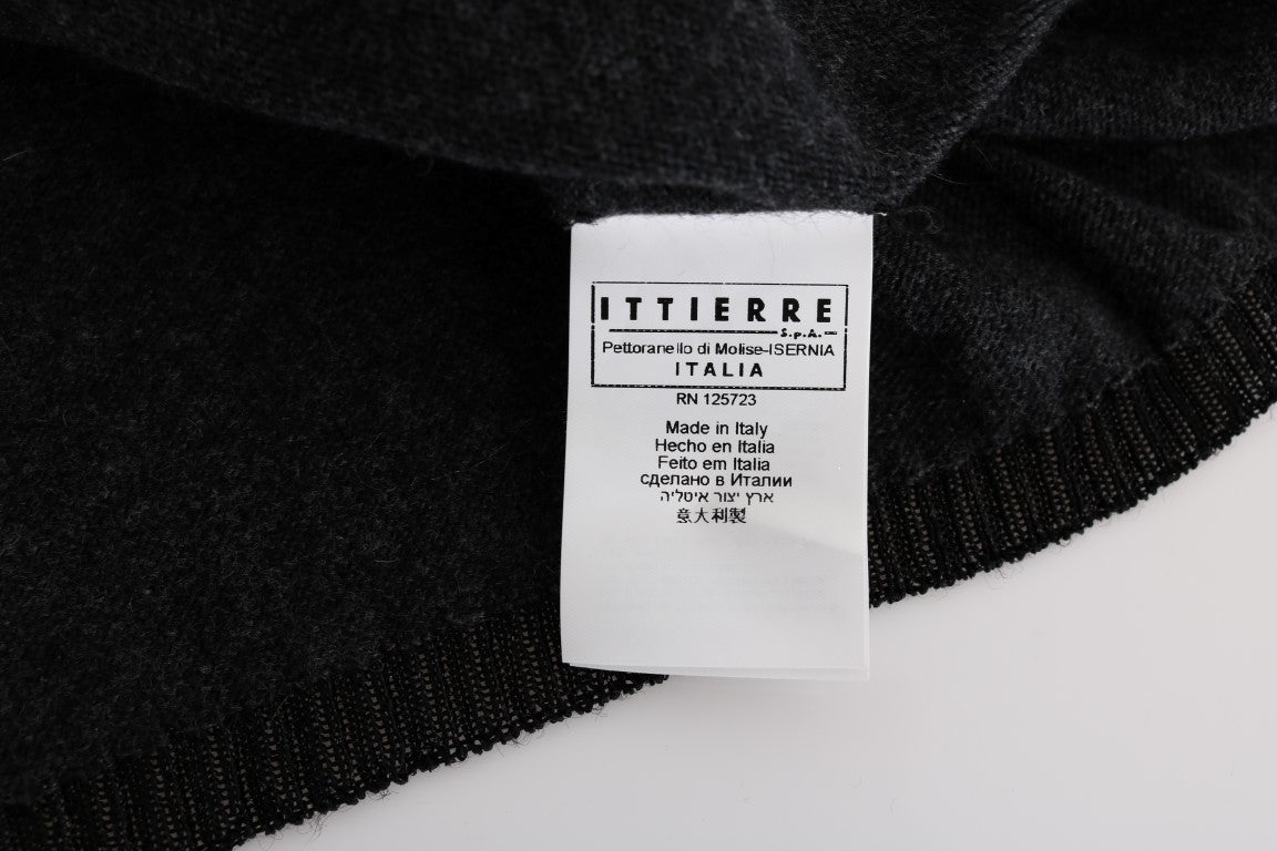 Costume National Gray Viscose Knitted Sweater