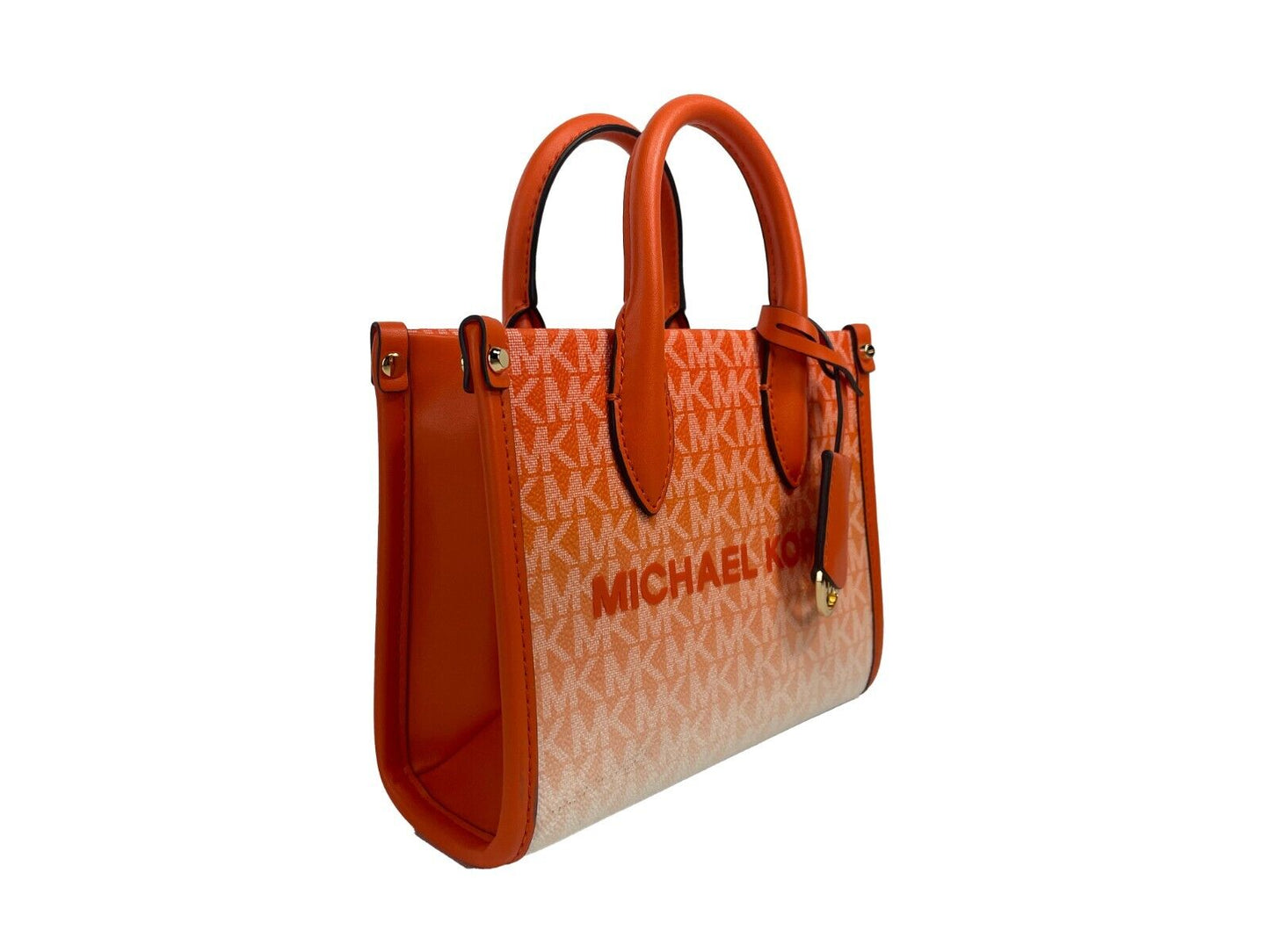 Michael Kors Mirella XS Leather Top Zip Shopper Tote Bag