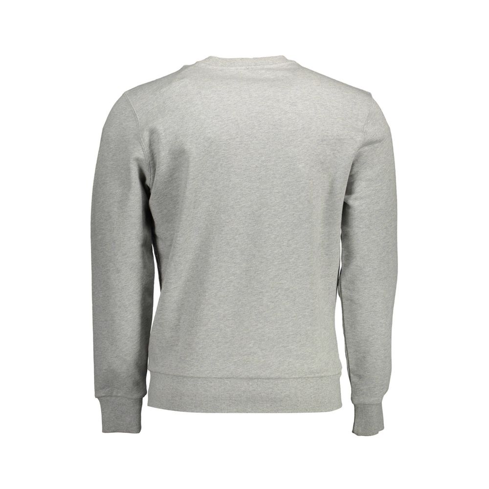 North Sails Gray Cotton Men Sweater