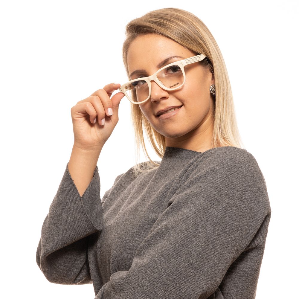 Zadig & Voltaire Cream Plastic Glasses (Frames)