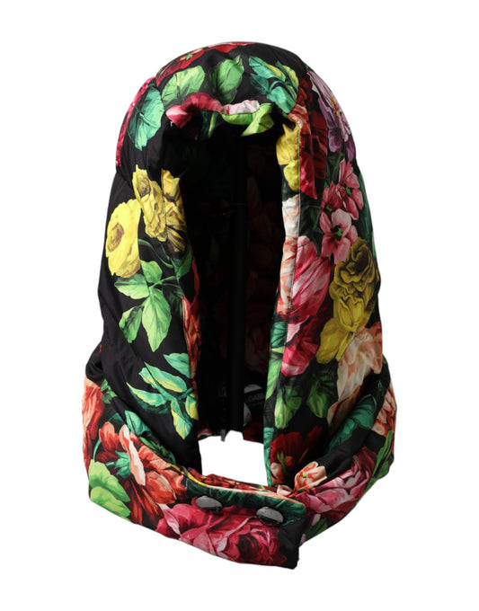 Dolce & Gabbana Hat Multicolor Floral Whole Head Wrap Hat