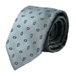 Dolce & Gabbana Green 100% Silk Patterned Adjustable Men Tie