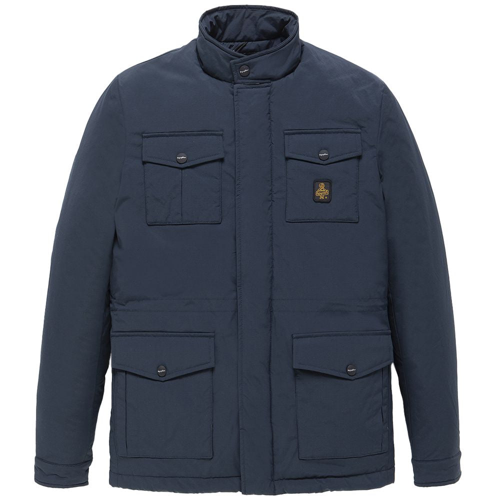 Refrigiwear Blue Nylon Men Jacket