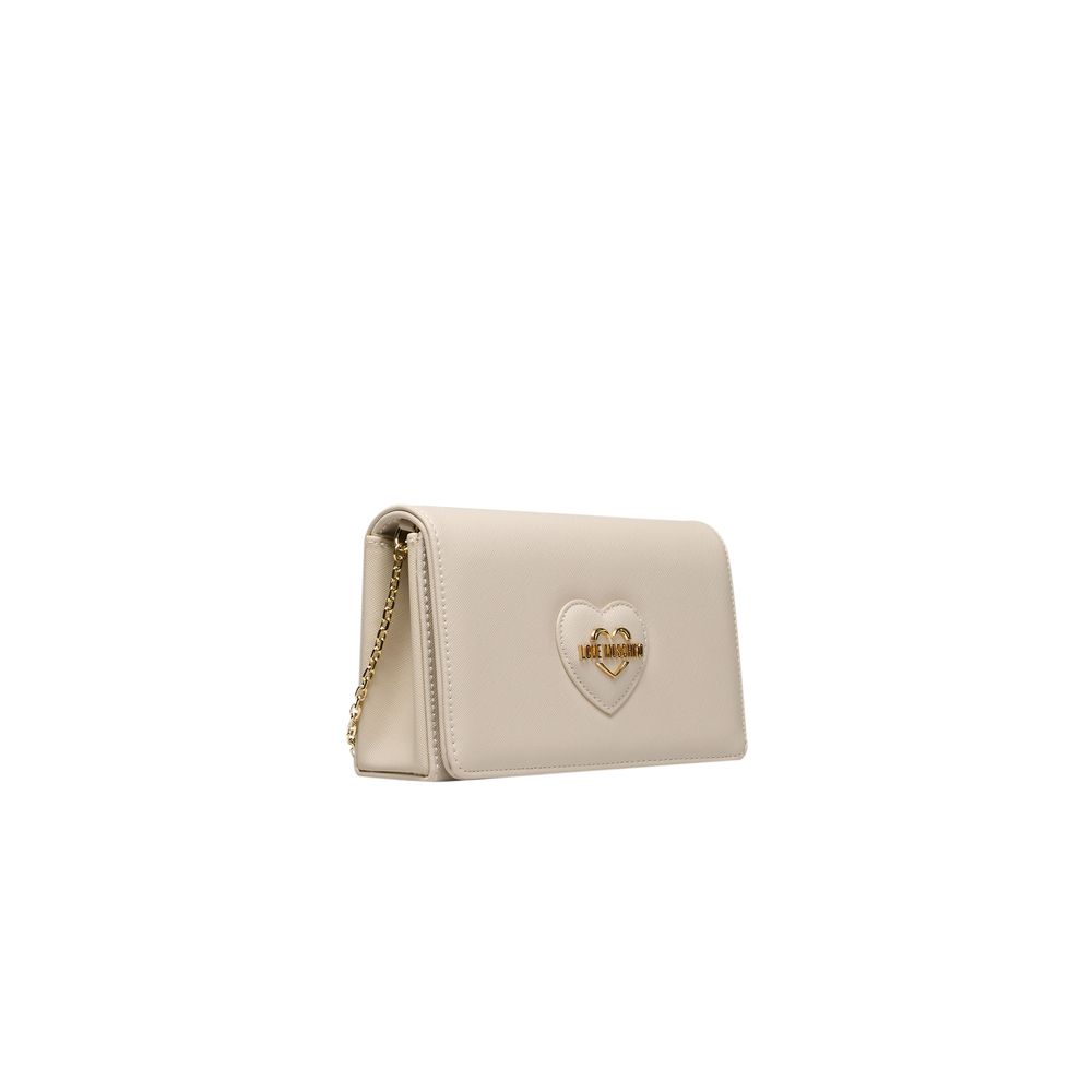 Love Moschino Beige Polyethylene Women Crossbody