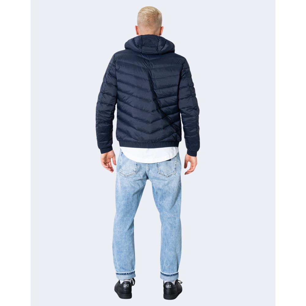 Armani Exchange Blue Polyester Jacket