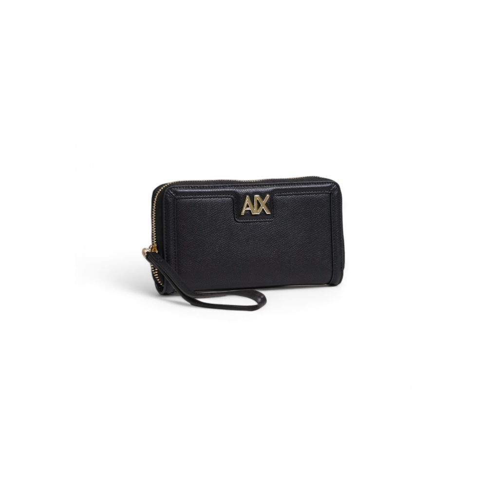 Armani Exchange Black Polyester Wallet