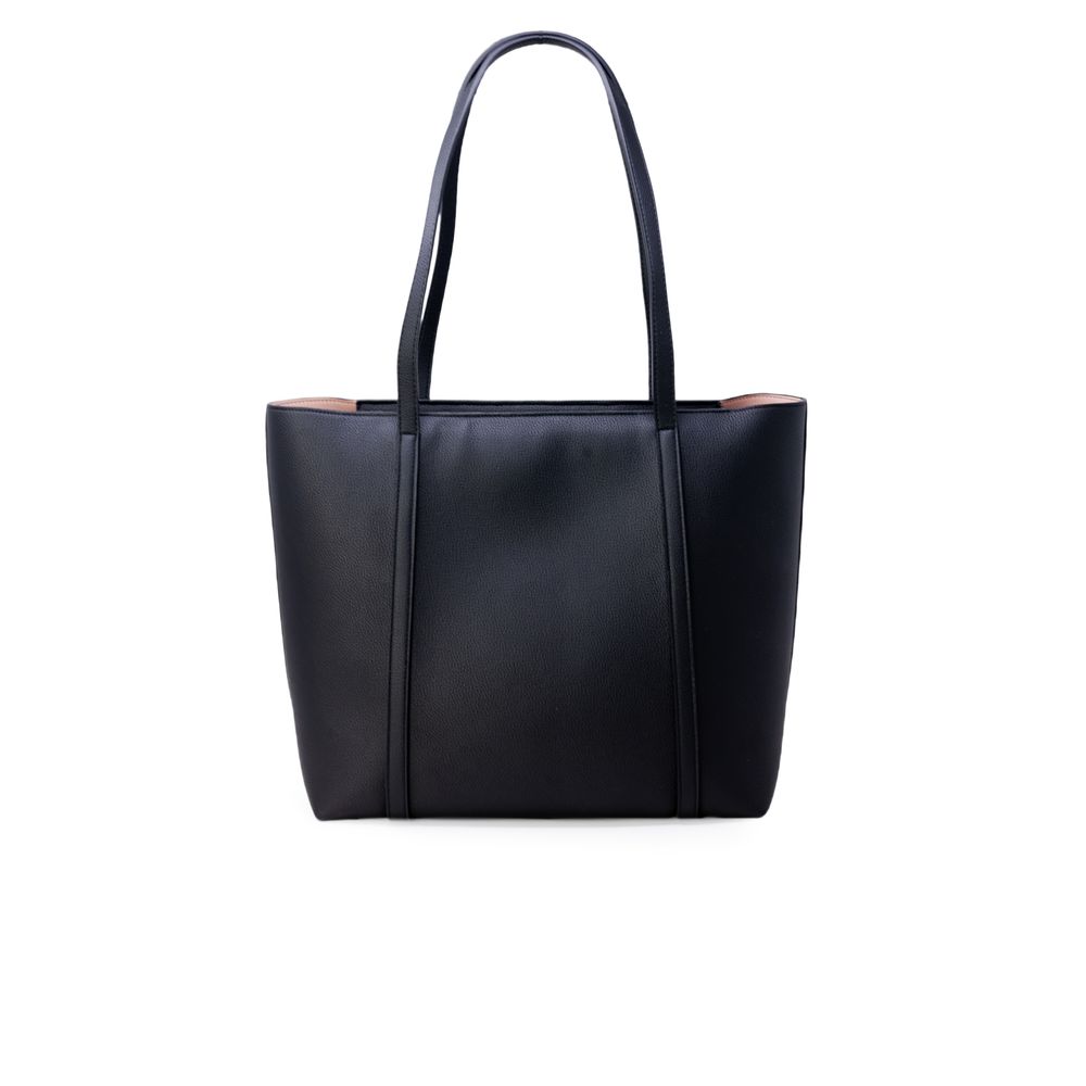 Armani Exchange Black Synthetic Leather Handbag