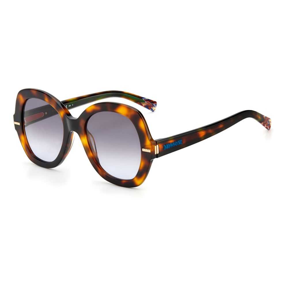 Missoni Brown Metal Sunglasses