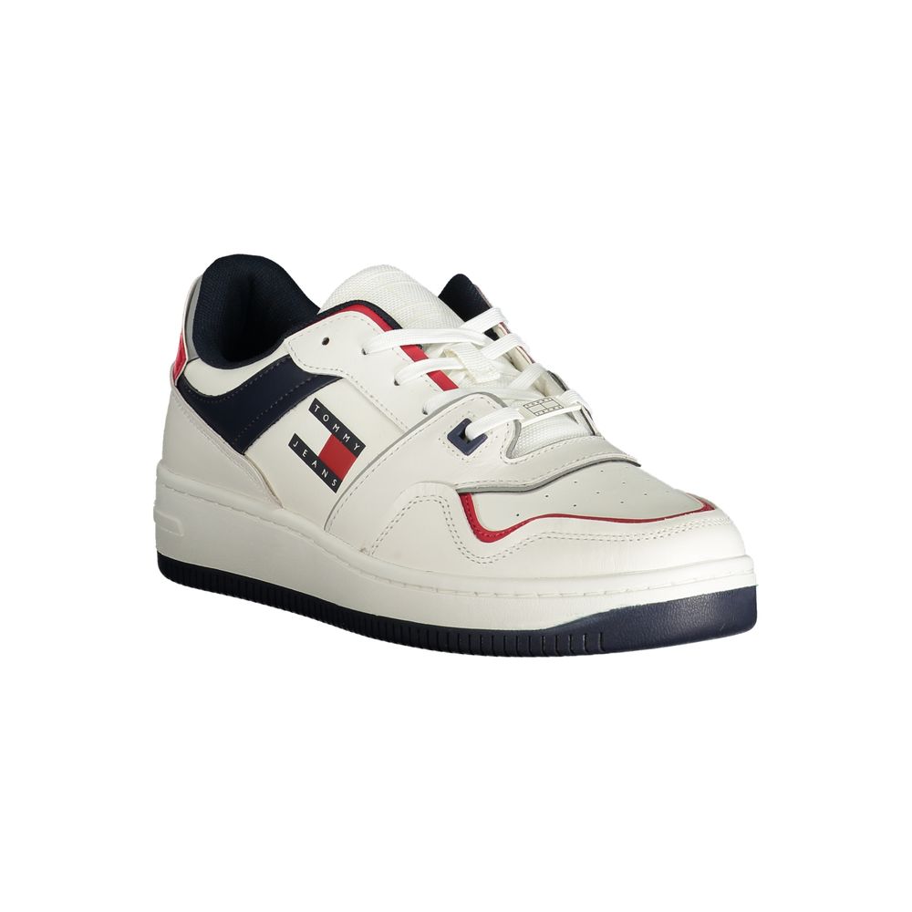 Tommy Hilfiger White Polyester Sneaker