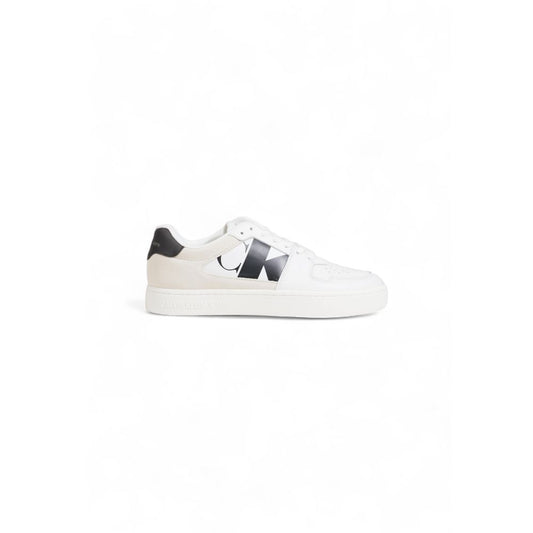 Calvin Klein Jeans Black And White Suede Sneaker