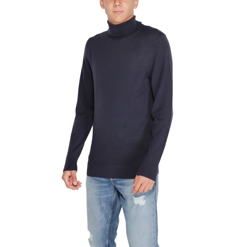 Calvin Klein Blue Wool Sweater