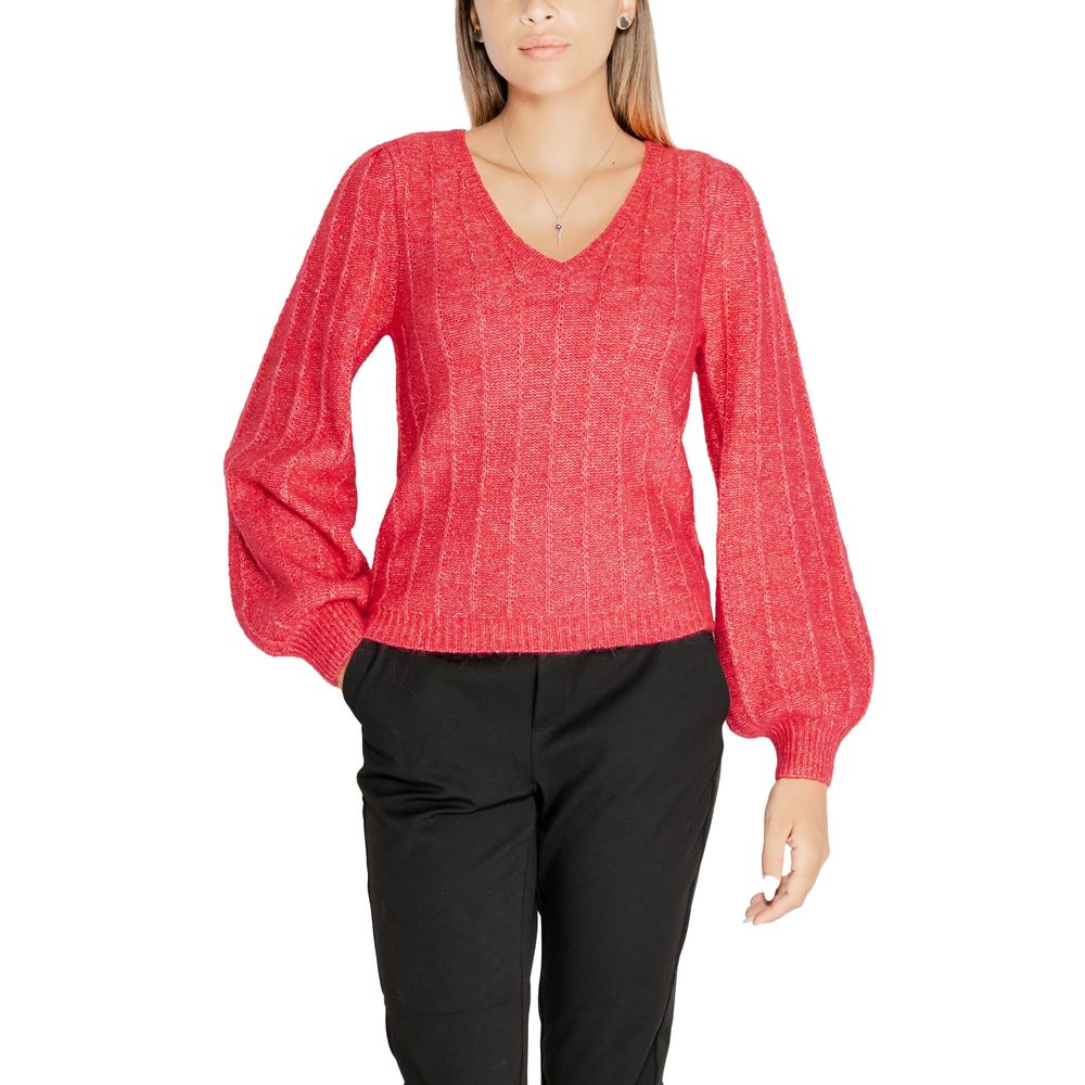 Guess Pink Polyester Sweater