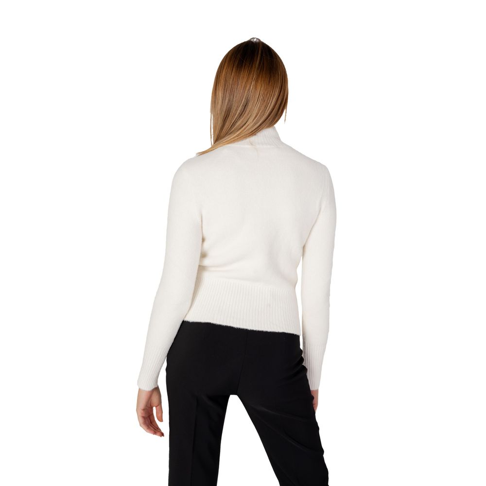 Guess White Polyamide Sweater