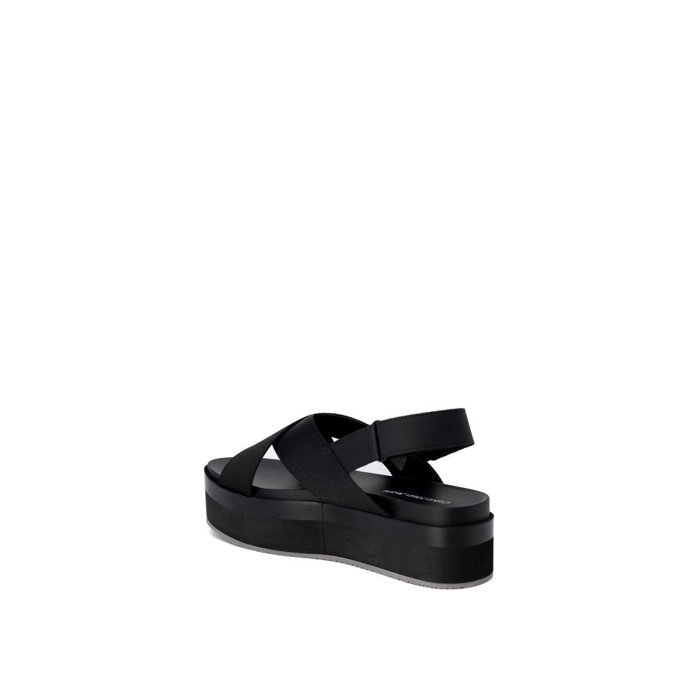 Calvin Klein Jeans Black Recycled Polyethylene Sandal