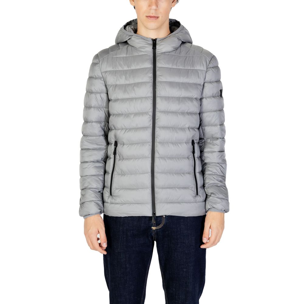 Gianni Lupo Gray Polyamide Jacket