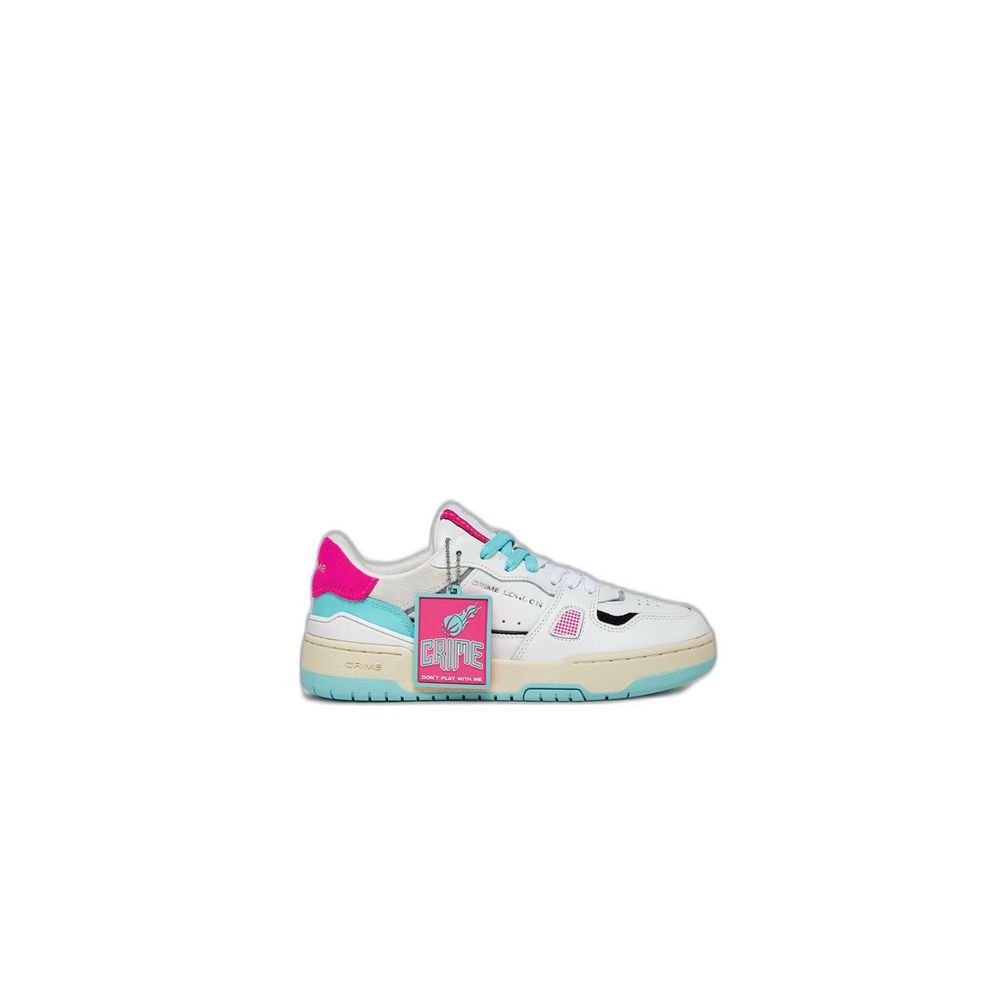 Crime London Pink Leather Sneaker