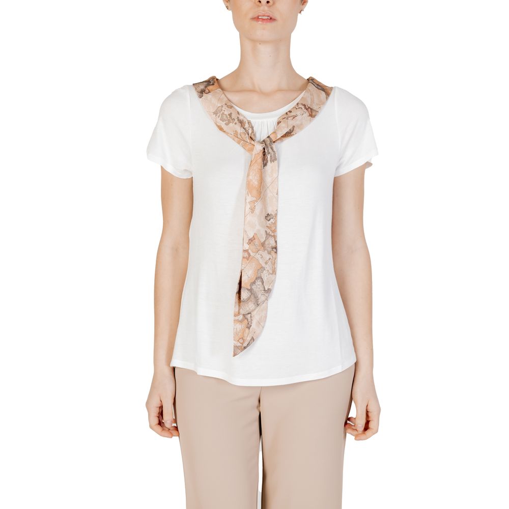 Alviero Martini Prima Classe Beige Viscose Tops & T-Shirt