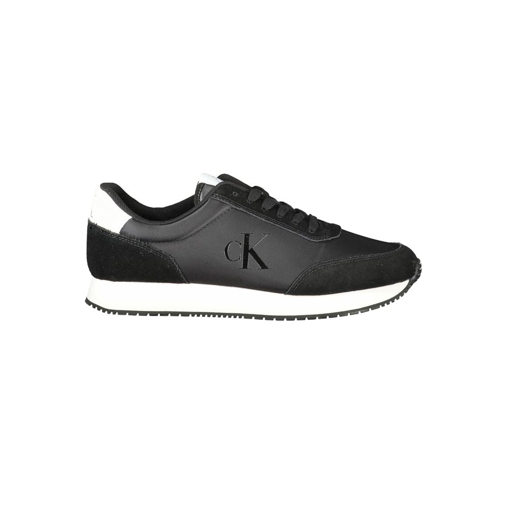 Calvin Klein Black Polyester Sneaker