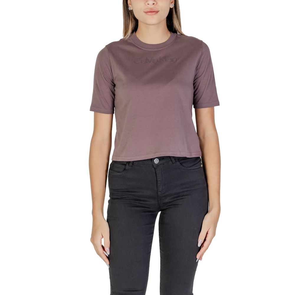 Calvin Klein Sport Purple Cotton Tops & T-Shirt