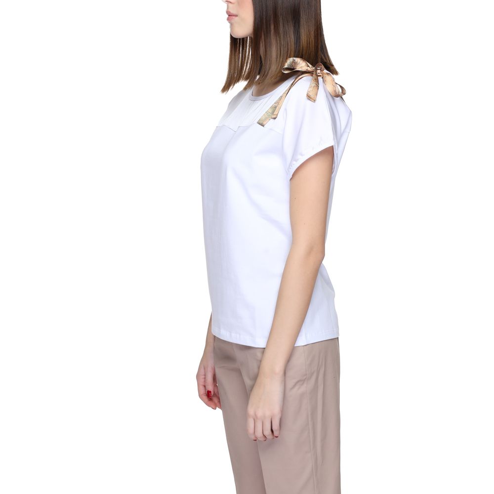 Alviero Martini Prima Classe White Cotton Tops & T-Shirt