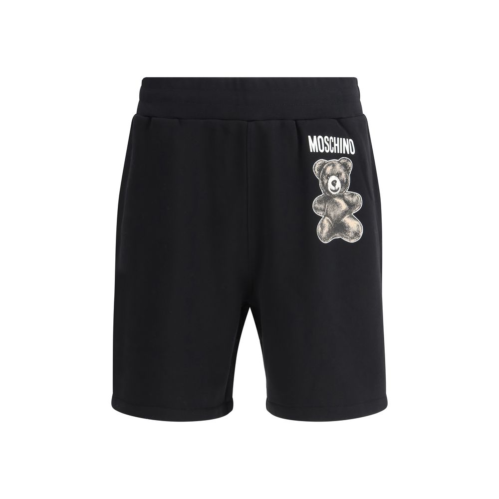 Moschino Logo Sweatpants Shorts