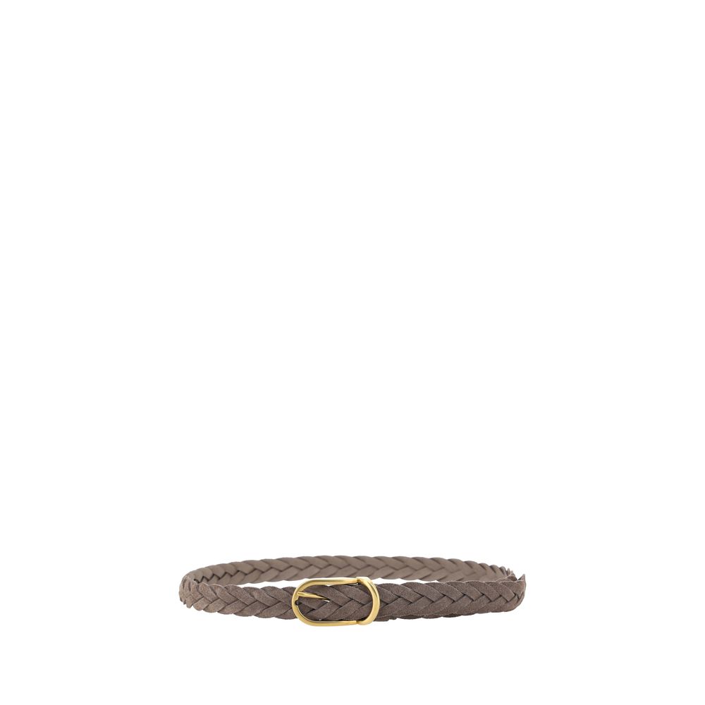 Brunello Cucinelli Leather belt braided design