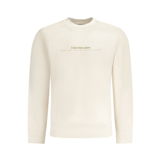 Calvin Klein Beige Cotton Sweater