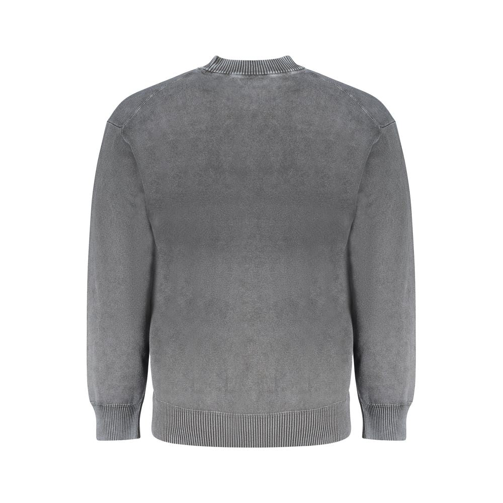 Hugo Boss Black Cotton Men Sweater