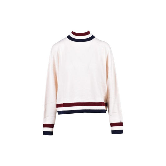 Tommy Hilfiger Cream Wool Sweater