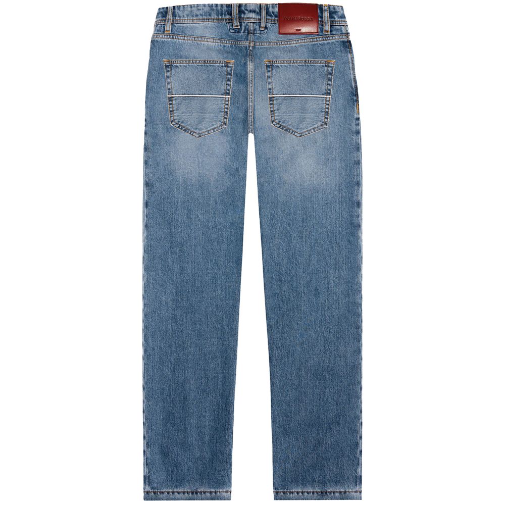 Tramarossa Blue Cotton Jeans & Pant