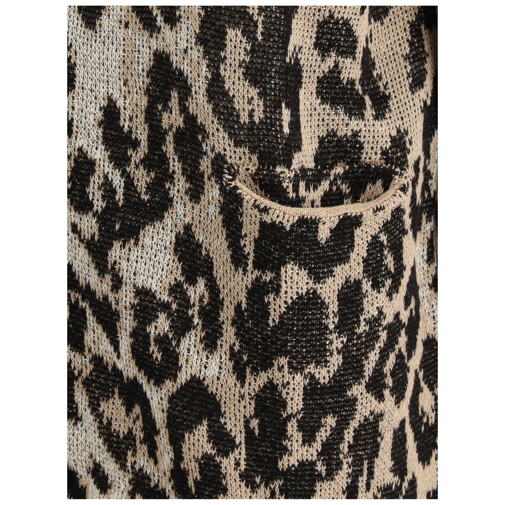 R13 Leopard Boyfriend Cardigan