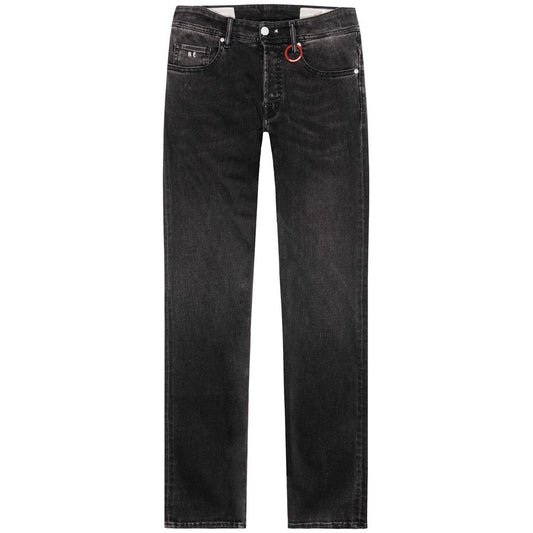 Tramarossa Black Cotton Jeans & Pant