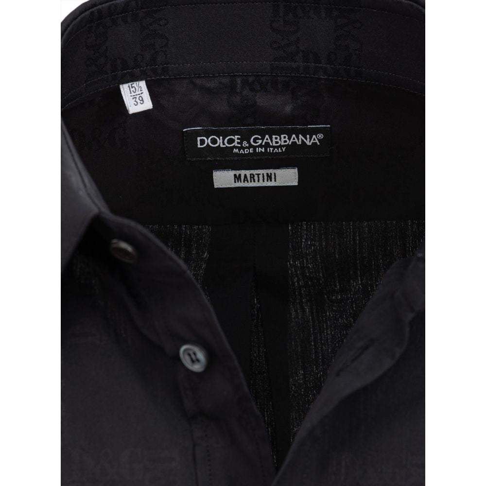 Dolce & Gabbana Black Cotton Shirt