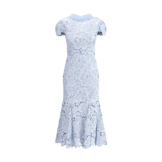 Self-Portrait floral lace Midi Dress