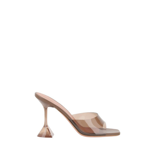 Amina Muaddi Lupita Glass Slipper Sandals