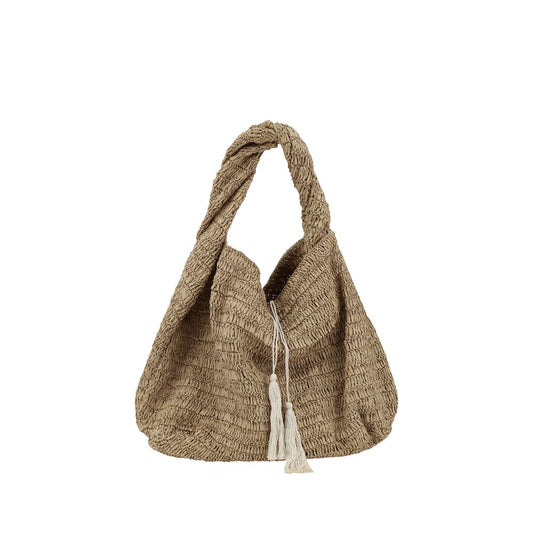 P.A.R.O.S.H. Raffia Shoulder Bag