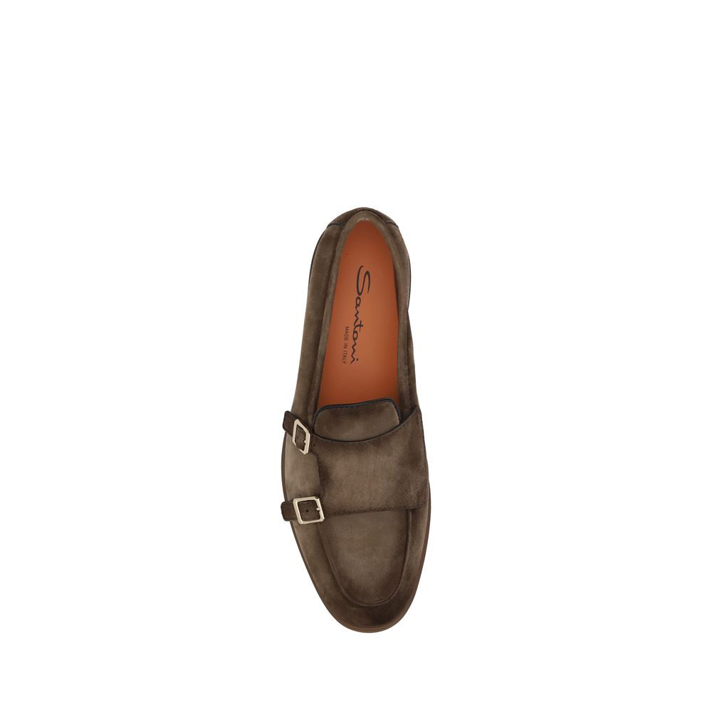 Santoni Leather Loafers