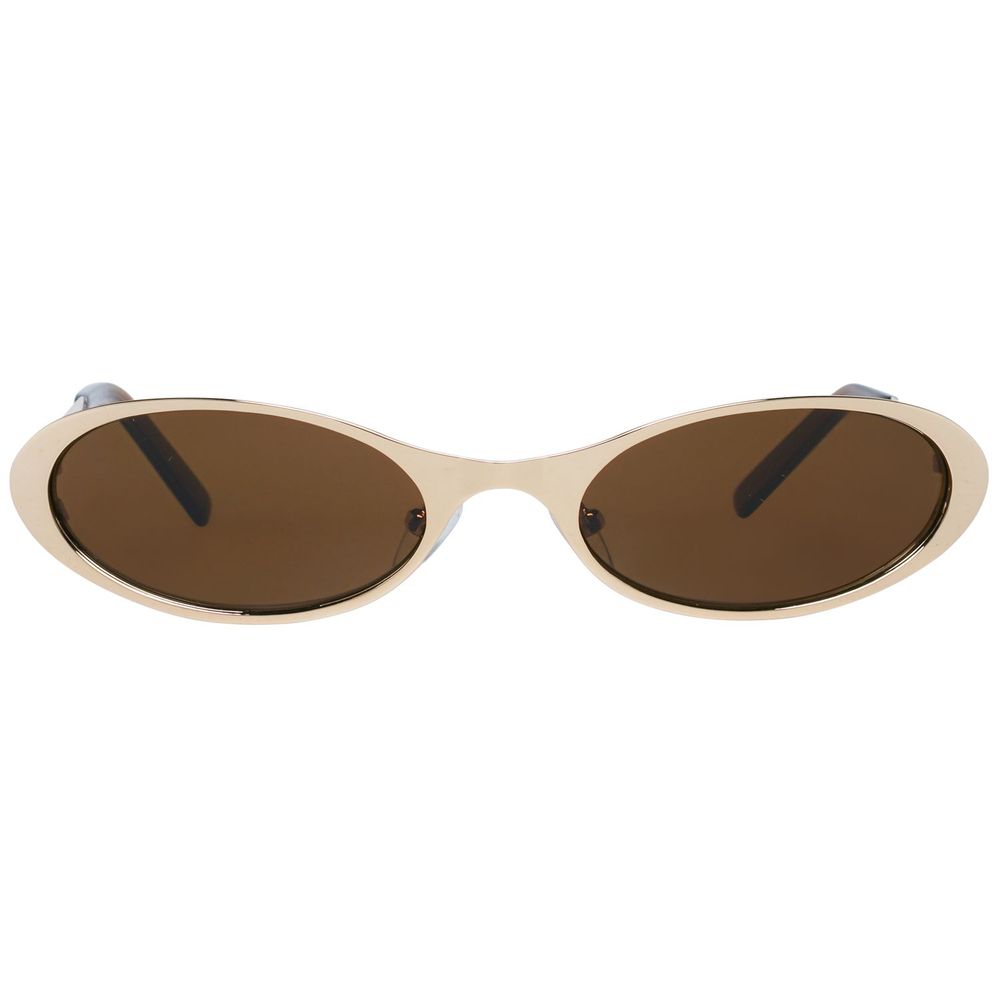 More & More Gold Metal Sunglasses